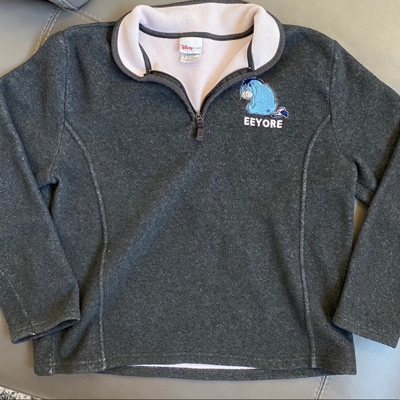 Disney Tops - Vintage Eeyore Half-Zip
